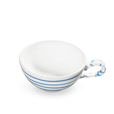 GMUNDNER KERAMIK teacup, volume: 170 ml, blue flamed, handmade ceramics from Austria on sale